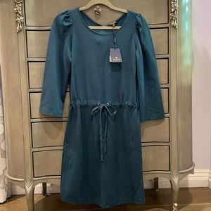 NEW Massimo Dutti Dark Green Dress, Size XS